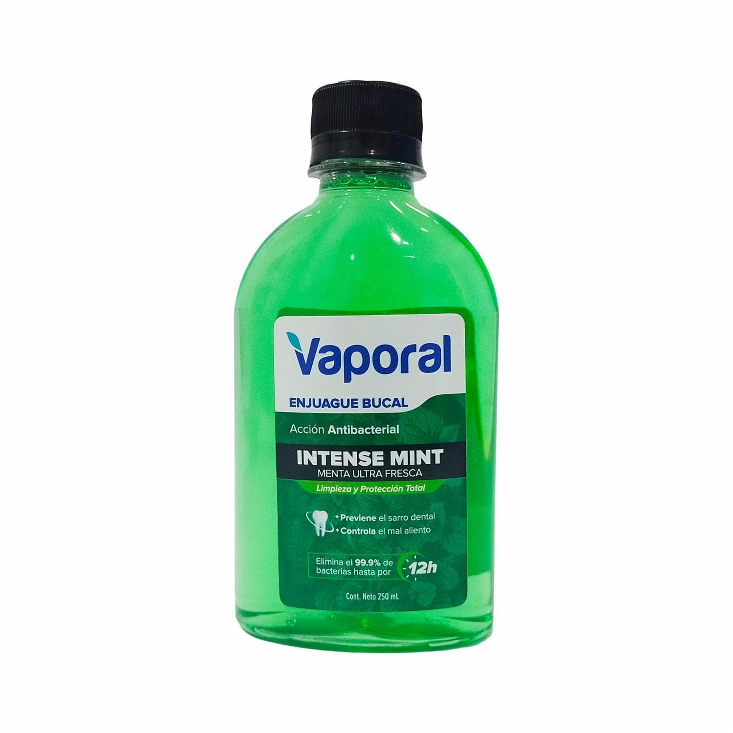 Enjuague Bucal Clinical Antibacterial Menta Intensa VAPORAL 250 Ml