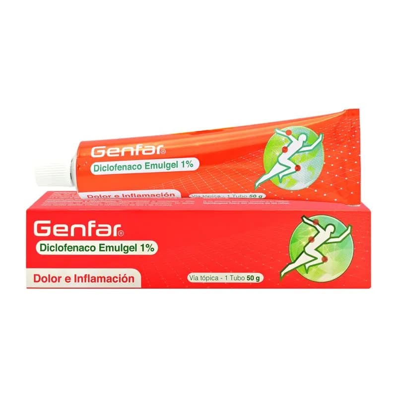  Diclofenaco Genfar Emulgel 1 Tubo con 50 g