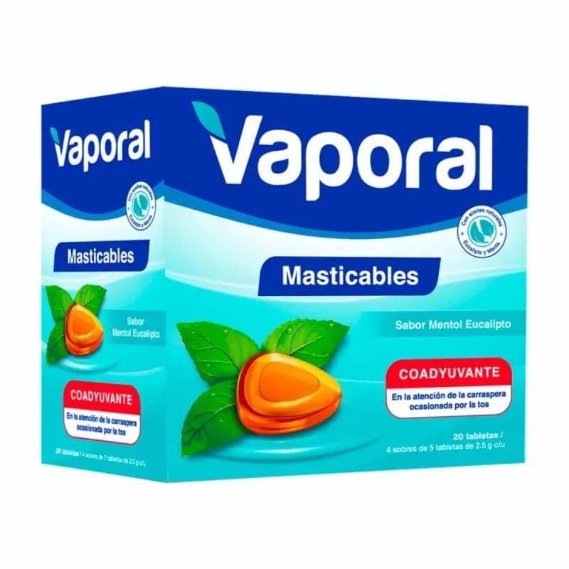 Vaporal Tabletas Masticables 2,5G Sobres C/4 Suelta